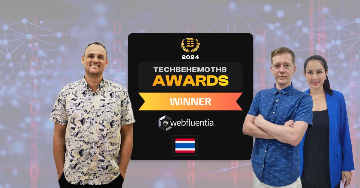 Webfluentia scoort groot bij de TechBehemoths Awards 2024! 🎉