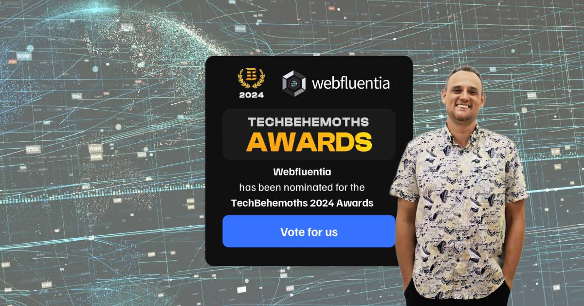 Webfluentia Nominated for TechBehemoths Awards... Vote for us & Help us WIN!